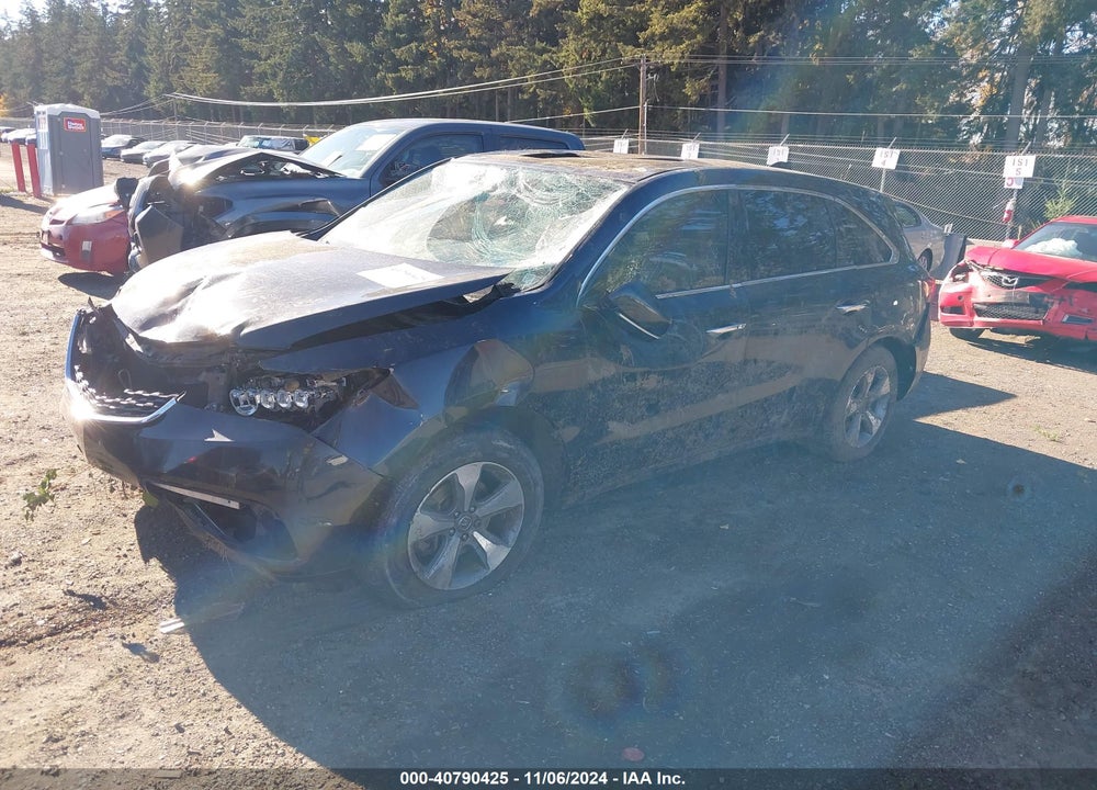 2014 ACURA MDX VIN: 5FRYD3H24EB005711