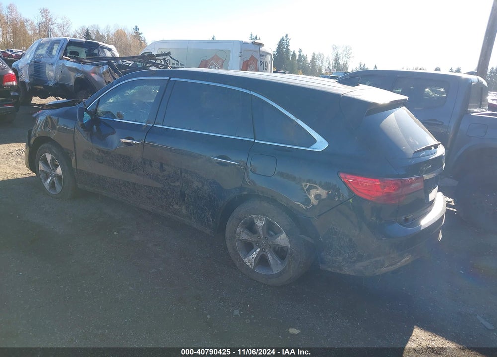 2014 ACURA MDX VIN: 5FRYD3H24EB005711