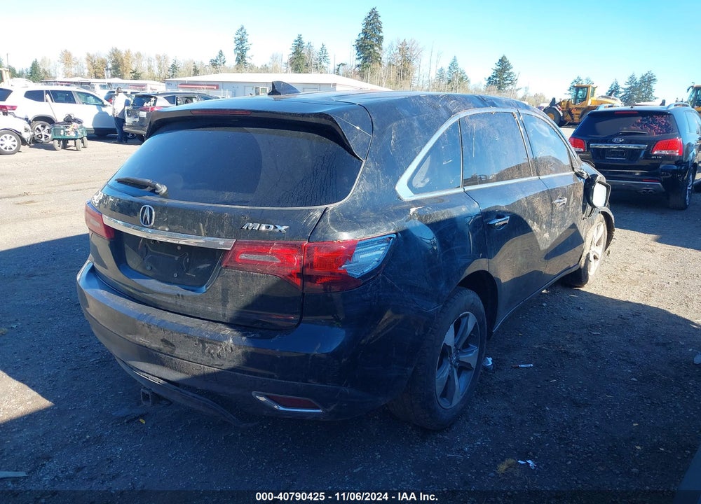 2014 ACURA MDX VIN: 5FRYD3H24EB005711