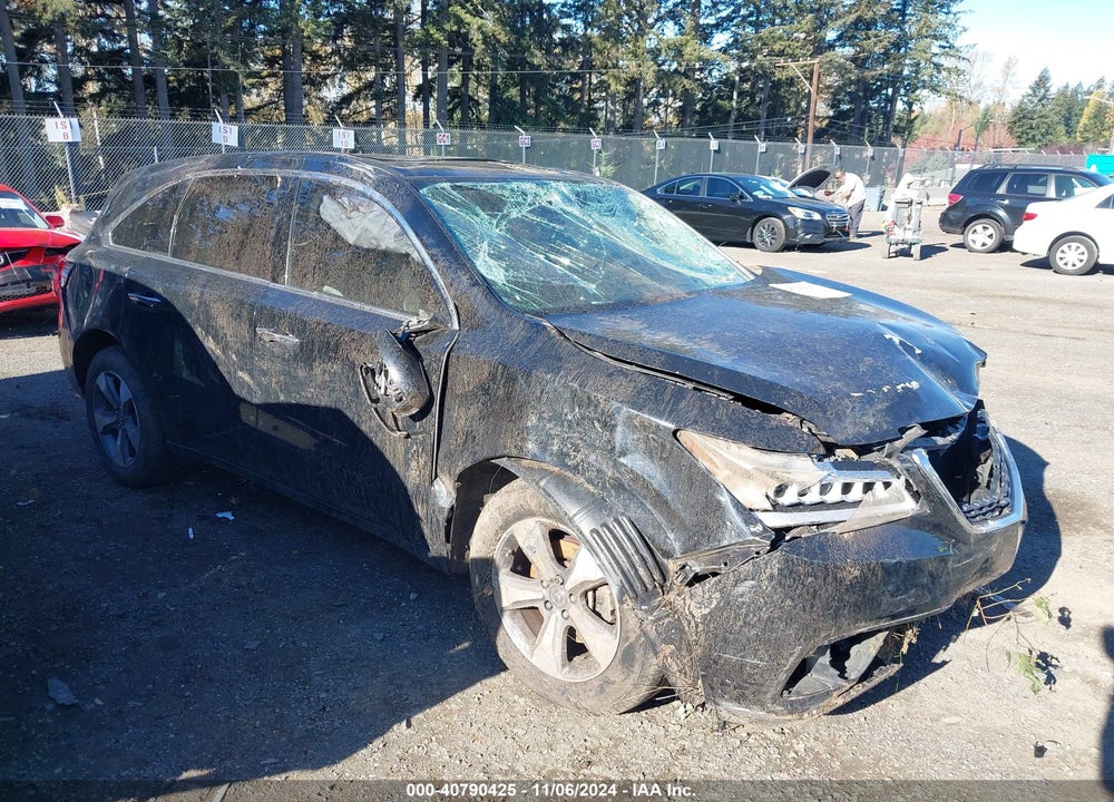 2014 ACURA MDX VIN: 5FRYD3H24EB005711