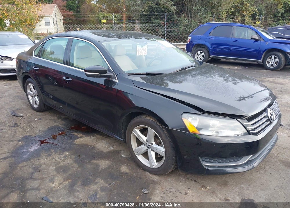 2013 VOLKSWAGEN PASSAT 2.5L SE VIN: 1VWBH7A38DC064386
