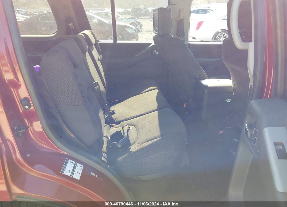 2008 NISSAN PATHFINDER S VIN: 5N1AR18BX8C601038