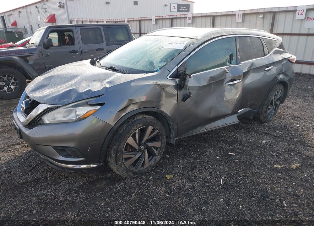 2015 NISSAN MURANO PLATINUM VIN: 5N1AZ2MH2FN248876