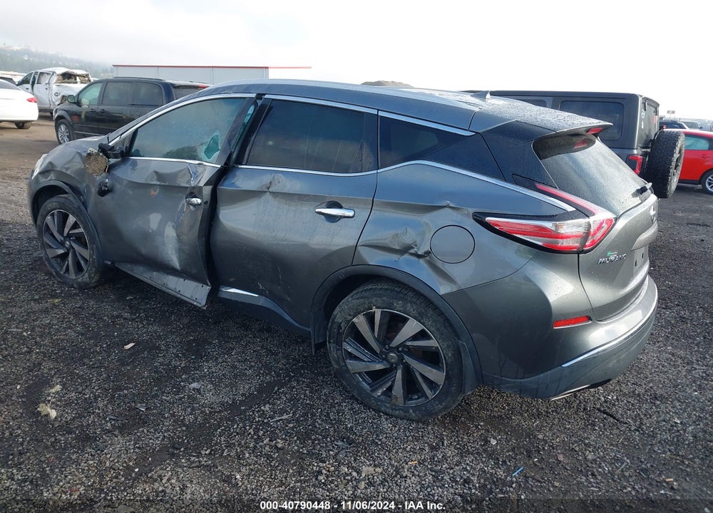 2015 NISSAN MURANO PLATINUM VIN: 5N1AZ2MH2FN248876