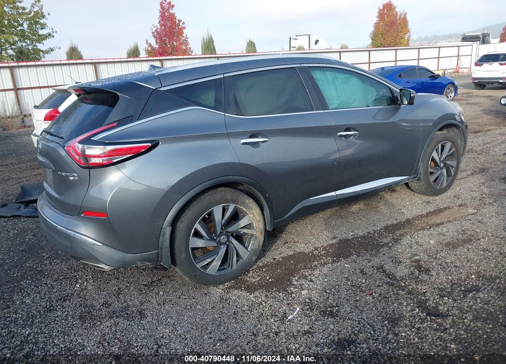 2015 NISSAN MURANO PLATINUM VIN: 5N1AZ2MH2FN248876