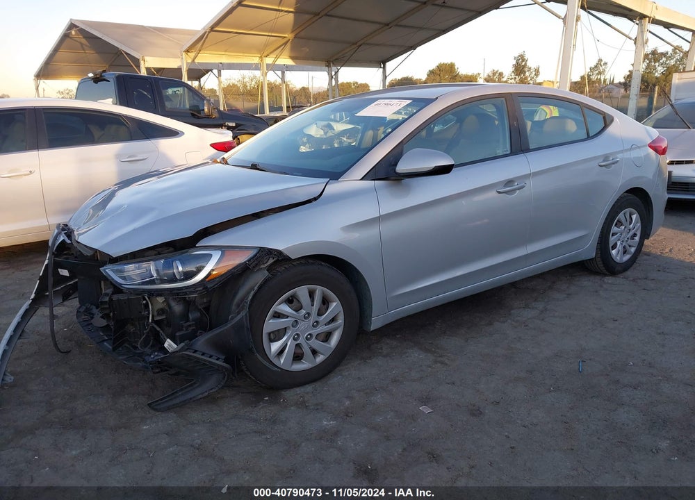 2018 HYUNDAI ELANTRA SE VIN: 5NPD74LF2JH332692