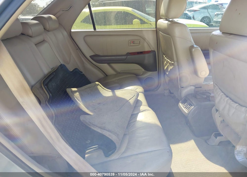 2000 LEXUS RX 300 VIN: JT6HF10U8Y0163251