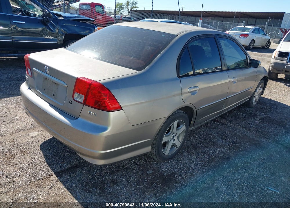 2004 HONDA CIVIC EX VIN: 2HGES26784H640203
