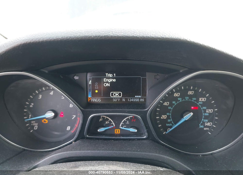 2013 FORD FOCUS TITANIUM VIN: 1FADP3J23DL335990