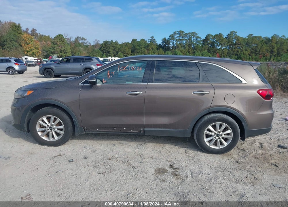 2019 KIA SORENTO 2.4L LX VIN: 5XYPG4A31KG506086