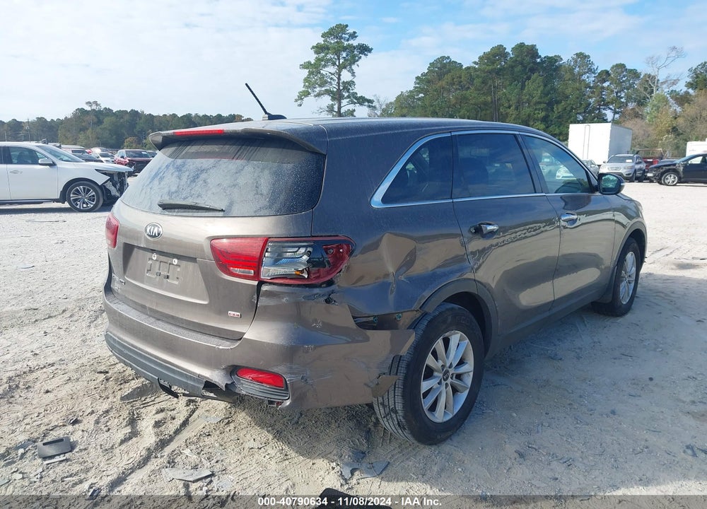 2019 KIA SORENTO 2.4L LX VIN: 5XYPG4A31KG506086