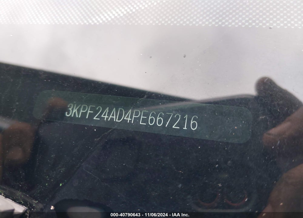2023 KIA FORTE LXS VIN: 3KPF24AD4PE667216