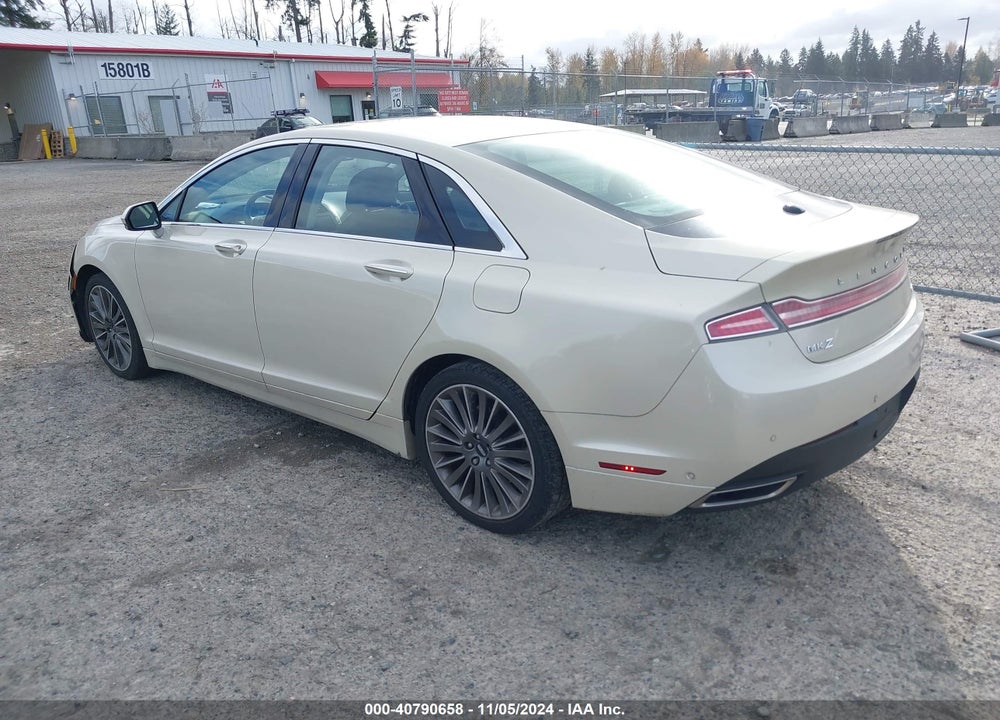 2014 LINCOLN MKZ VIN: 3LN6L2GK0ER815208