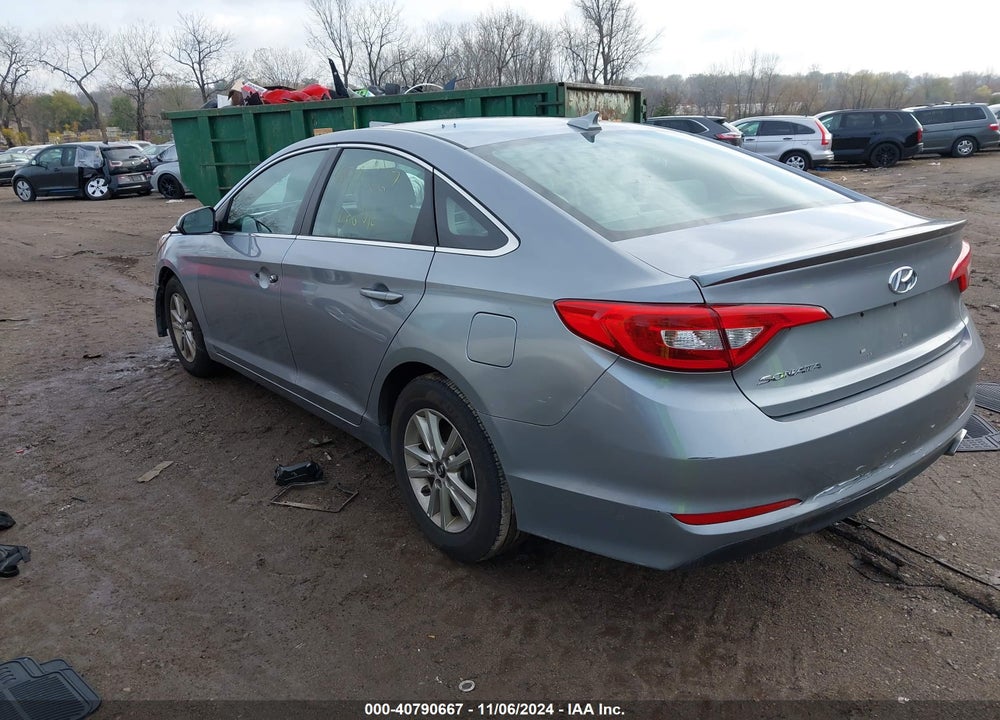 2017 HYUNDAI SONATA VIN: 5NPE24AF4HH502051
