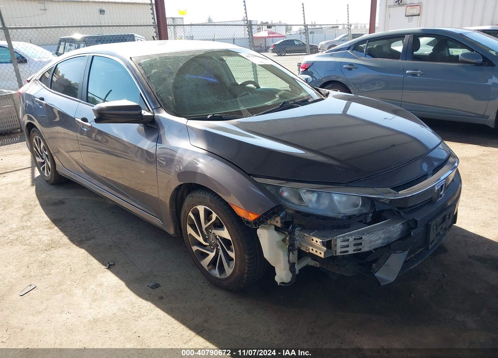 2018 HONDA CIVIC EX VIN: 19XFC2F77JE203137