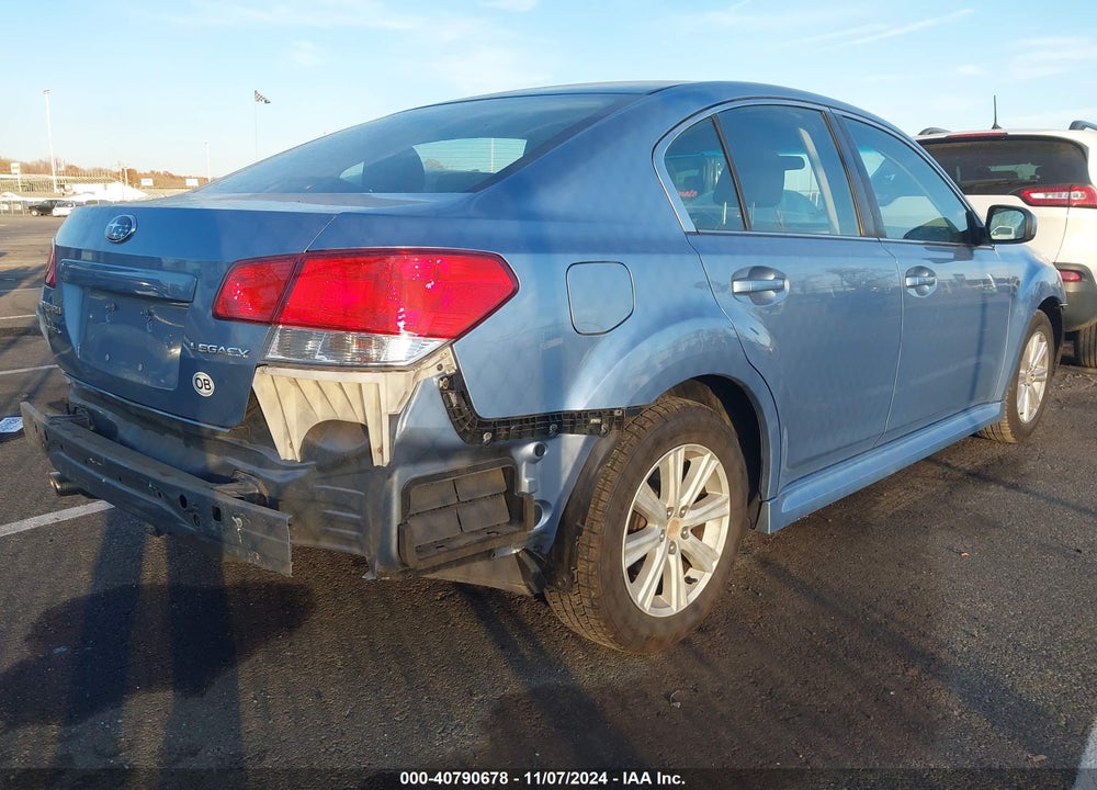 2012 SUBARU LEGACY 2.5I PREMIUM VIN: 4S3BMAC62C1006237
