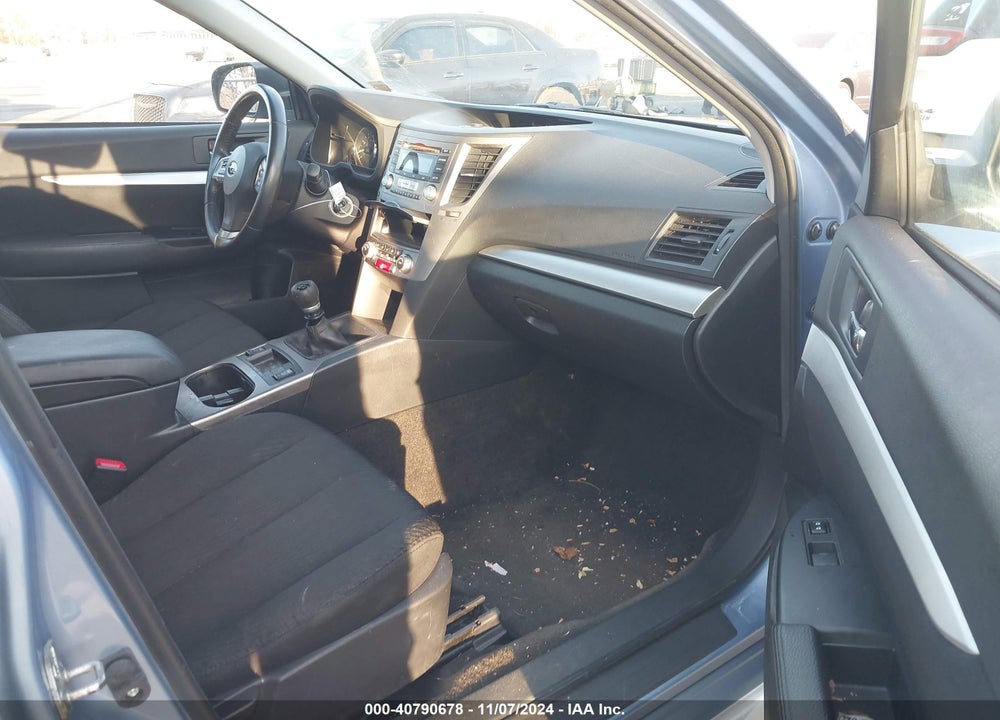 2012 SUBARU LEGACY 2.5I PREMIUM VIN: 4S3BMAC62C1006237