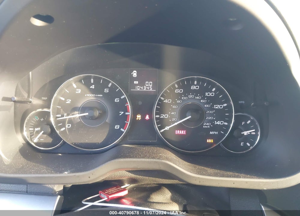 2012 SUBARU LEGACY 2.5I PREMIUM VIN: 4S3BMAC62C1006237