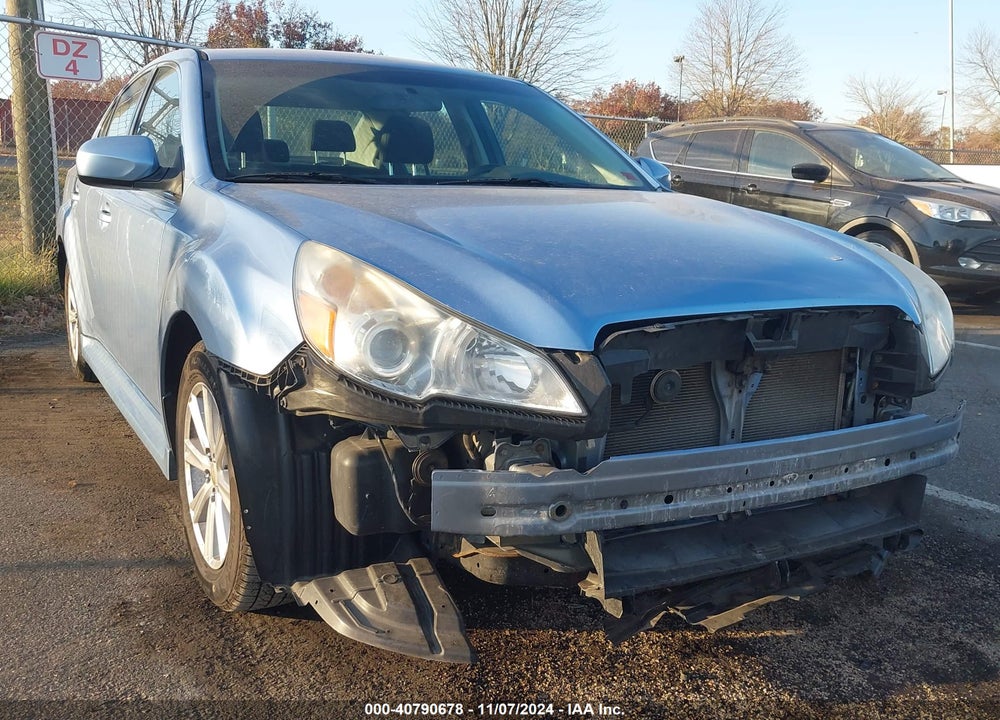 2012 SUBARU LEGACY 2.5I PREMIUM VIN: 4S3BMAC62C1006237