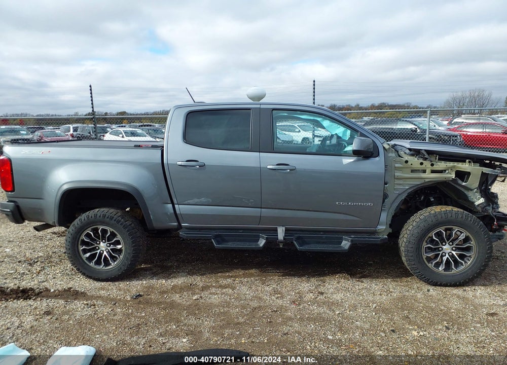 2022 CHEVROLET COLORADO 4WD SHORT BOX ZR2 VIN: 1GCGTEEN4N1260295