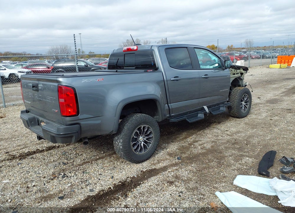 2022 CHEVROLET COLORADO 4WD SHORT BOX ZR2 VIN: 1GCGTEEN4N1260295
