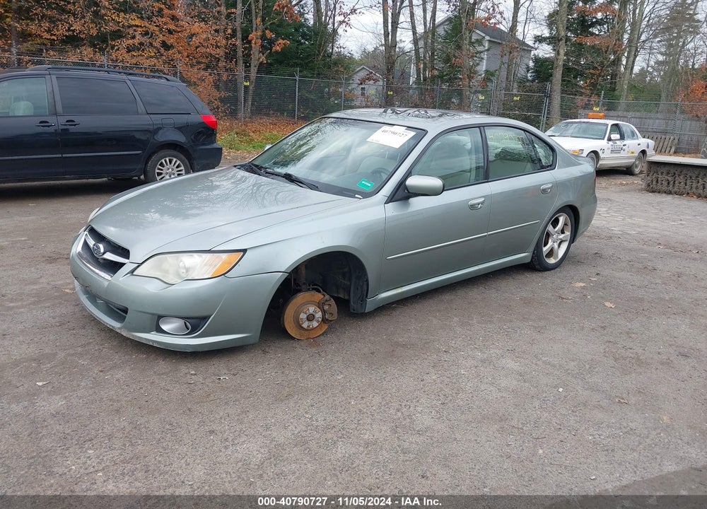 2009 SUBARU LEGACY 2.5I VIN: 4S3BL616996218308