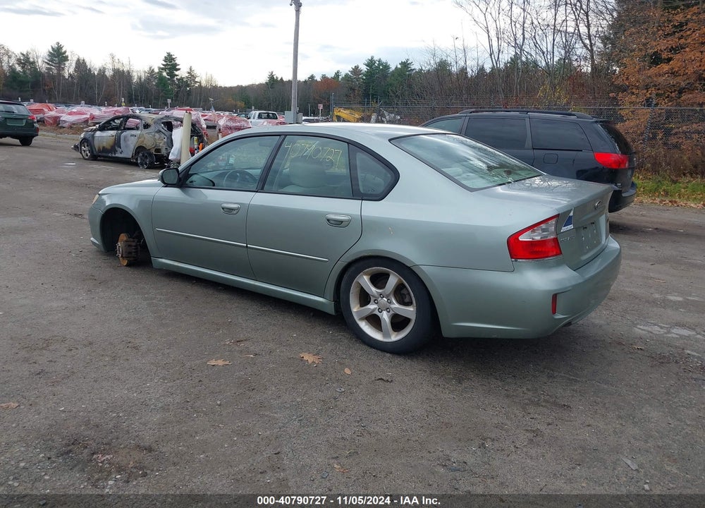 2009 SUBARU LEGACY 2.5I VIN: 4S3BL616996218308