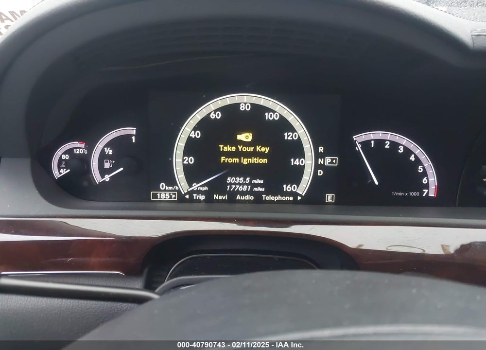 2012 MERCEDES-BENZ S 550 VIN: WDDNG9EBXCA443941