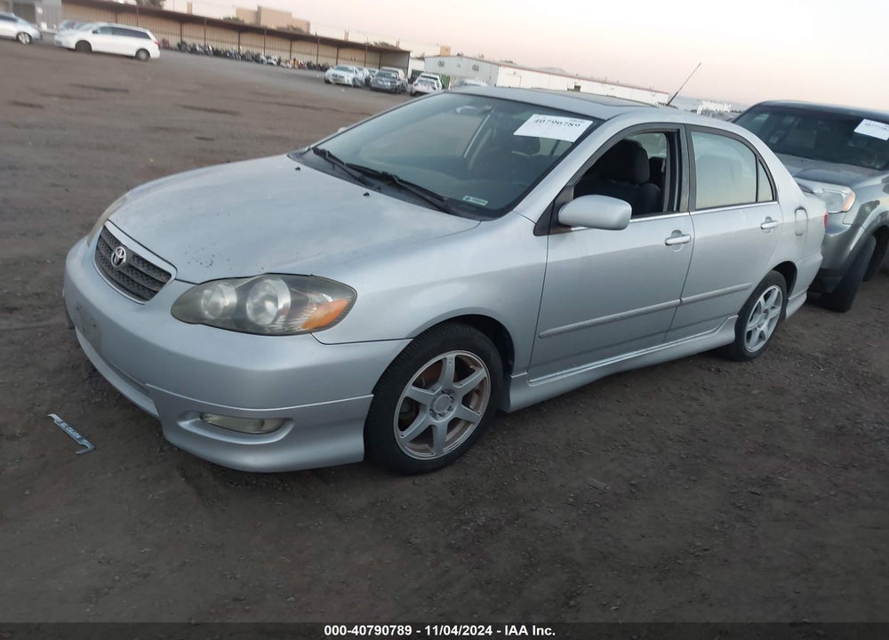 2005 TOYOTA COROLLA XRS VIN: 2T1BY32E55C340284