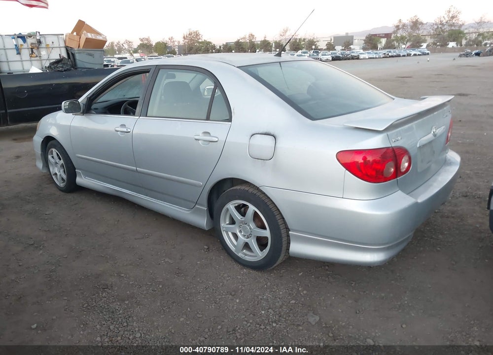 2005 TOYOTA COROLLA XRS VIN: 2T1BY32E55C340284