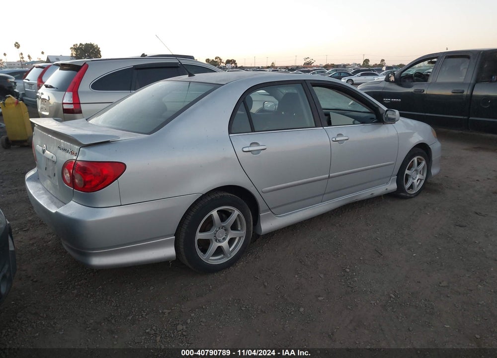 2005 TOYOTA COROLLA XRS VIN: 2T1BY32E55C340284