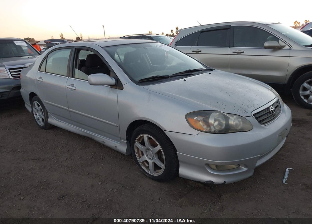2005 TOYOTA COROLLA XRS VIN: 2T1BY32E55C340284