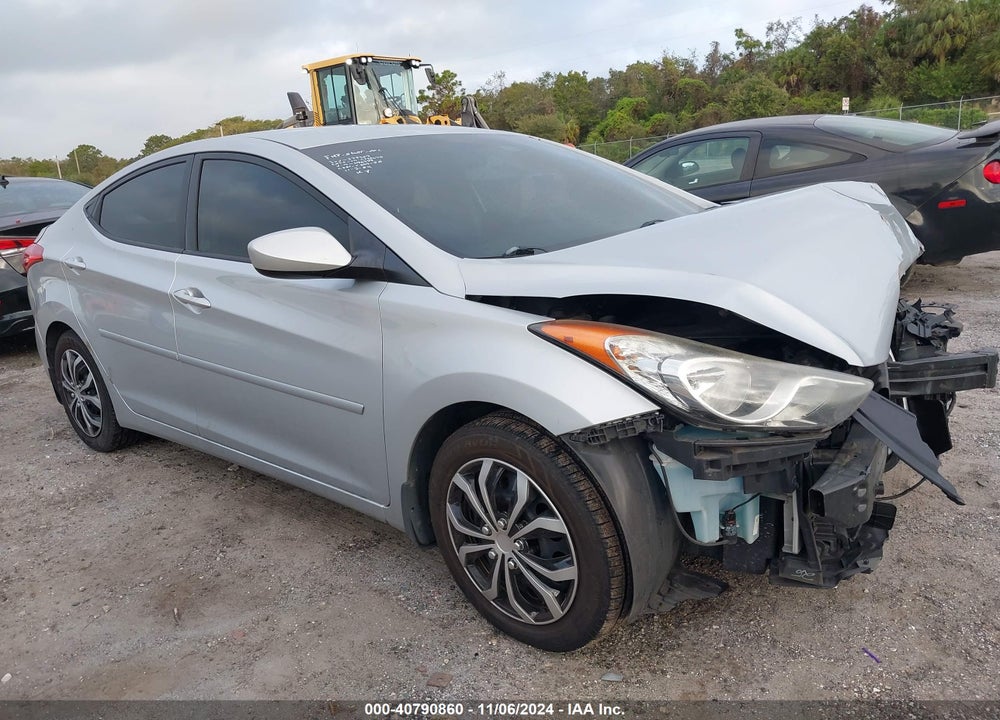 2012 HYUNDAI ELANTRA GLS VIN: 5NPDH4AE9CH076979