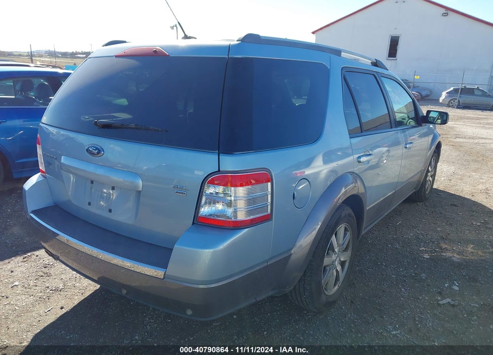 2008 FORD TAURUS X SEL VIN: 1FMDK05W58GA01975
