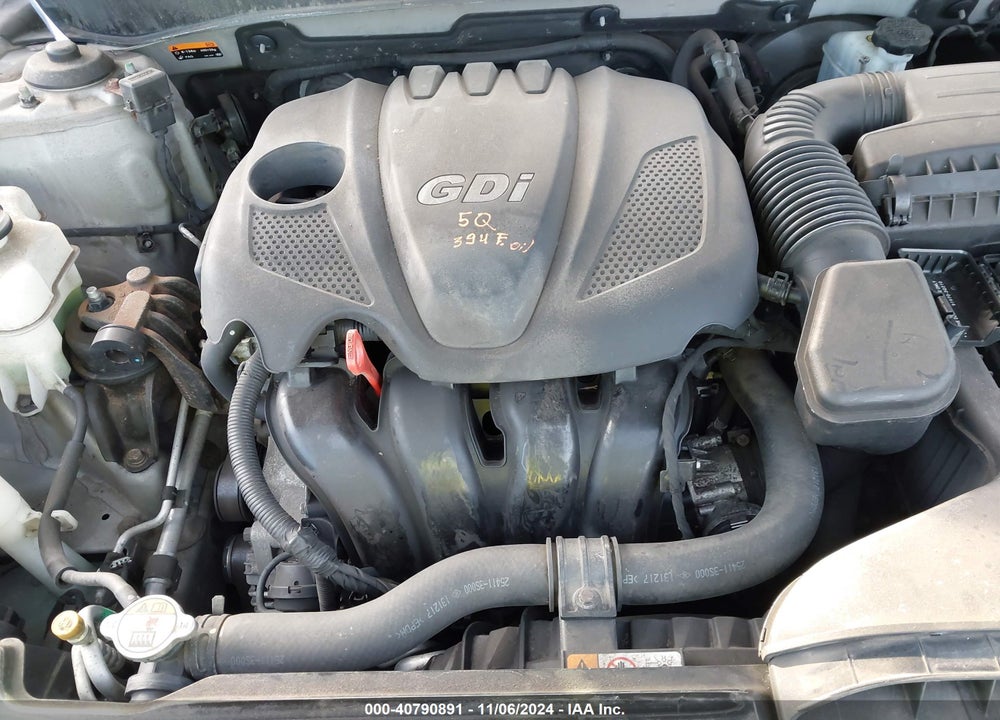 2014 HYUNDAI SONATA GLS VIN: 5NPEB4AC5EH936741
