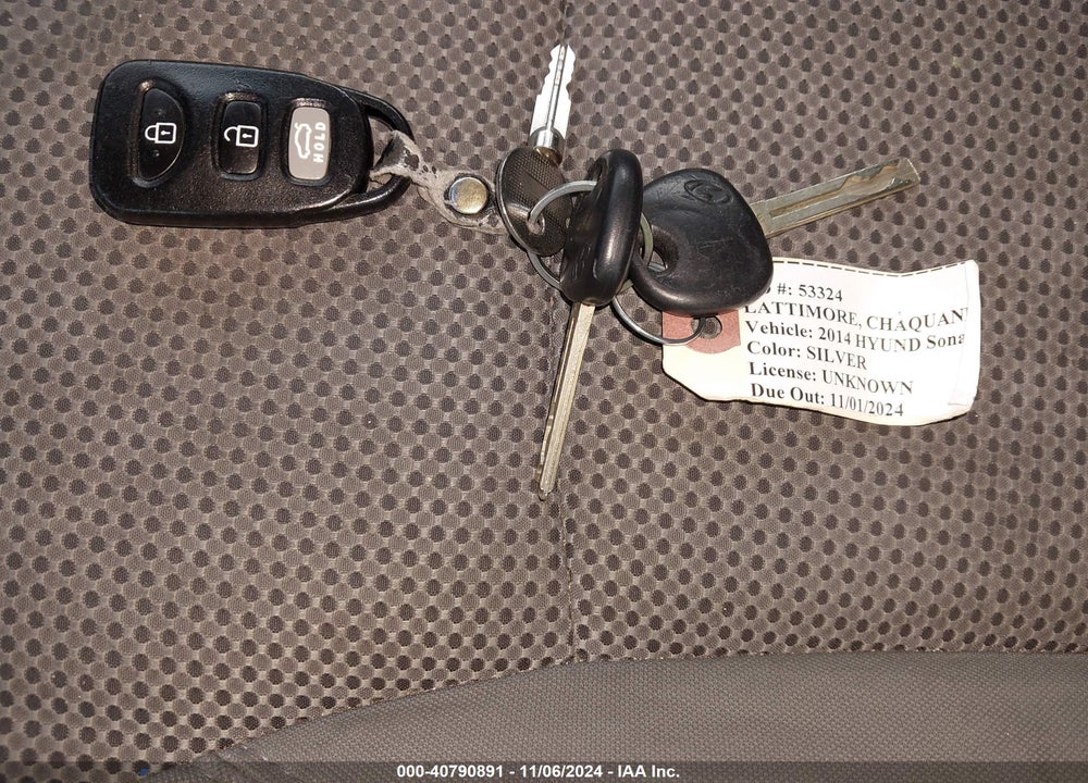2014 HYUNDAI SONATA GLS VIN: 5NPEB4AC5EH936741