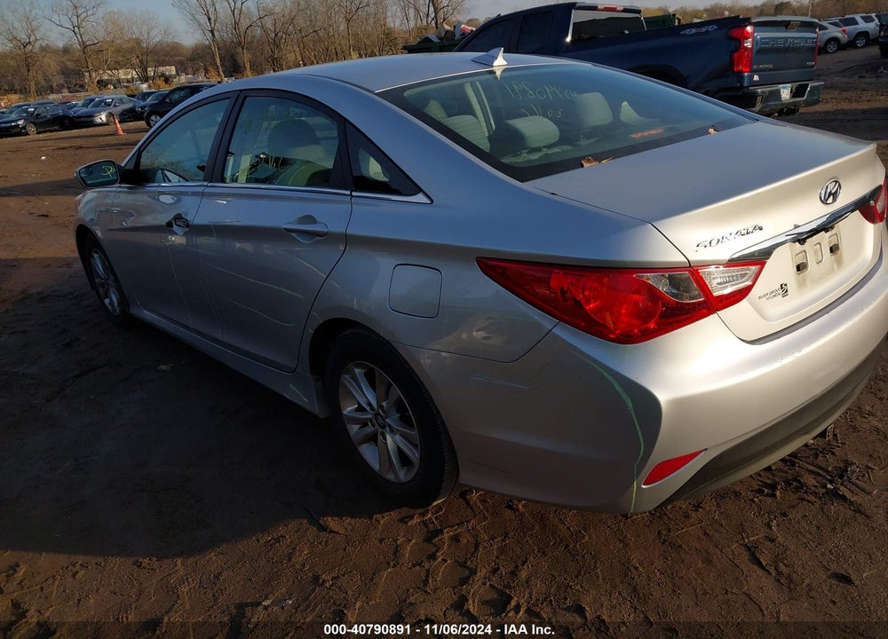 2014 HYUNDAI SONATA GLS VIN: 5NPEB4AC5EH936741