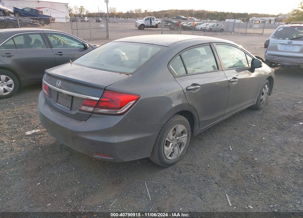 2013 HONDA CIVIC LX VIN: 2HGFB2F53DH529108
