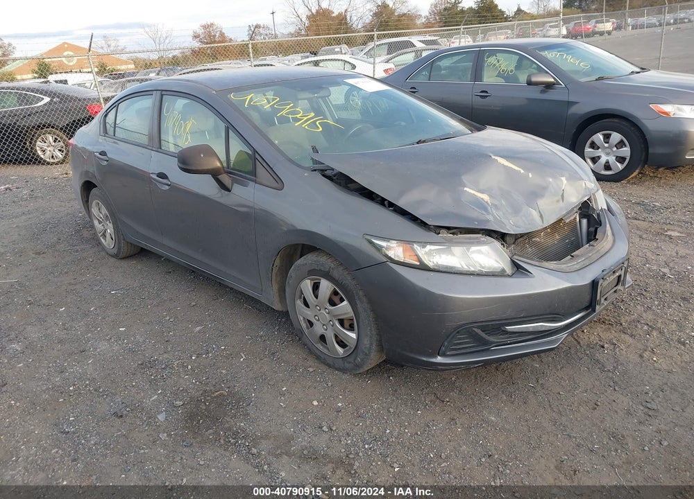 2013 HONDA CIVIC LX VIN: 2HGFB2F53DH529108