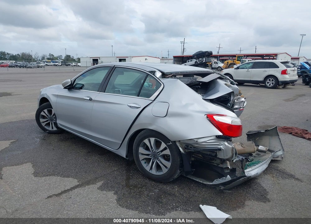2013 HONDA ACCORD LX VIN: 1HGCR2F30DA242837
