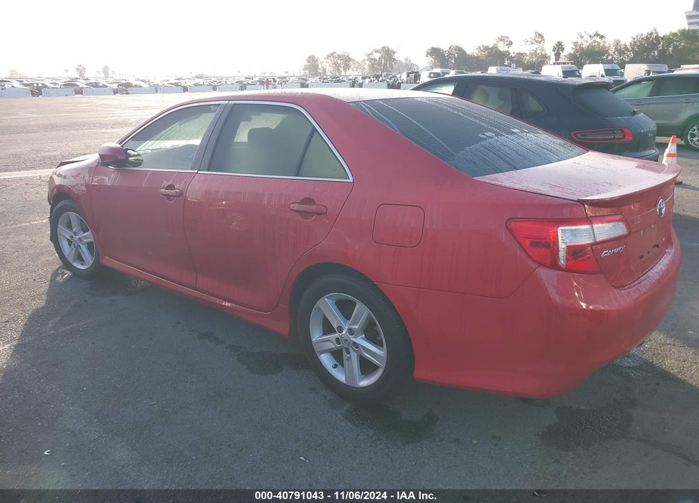 2012 TOYOTA CAMRY SE VIN: 4T1BF1FK4CU613088