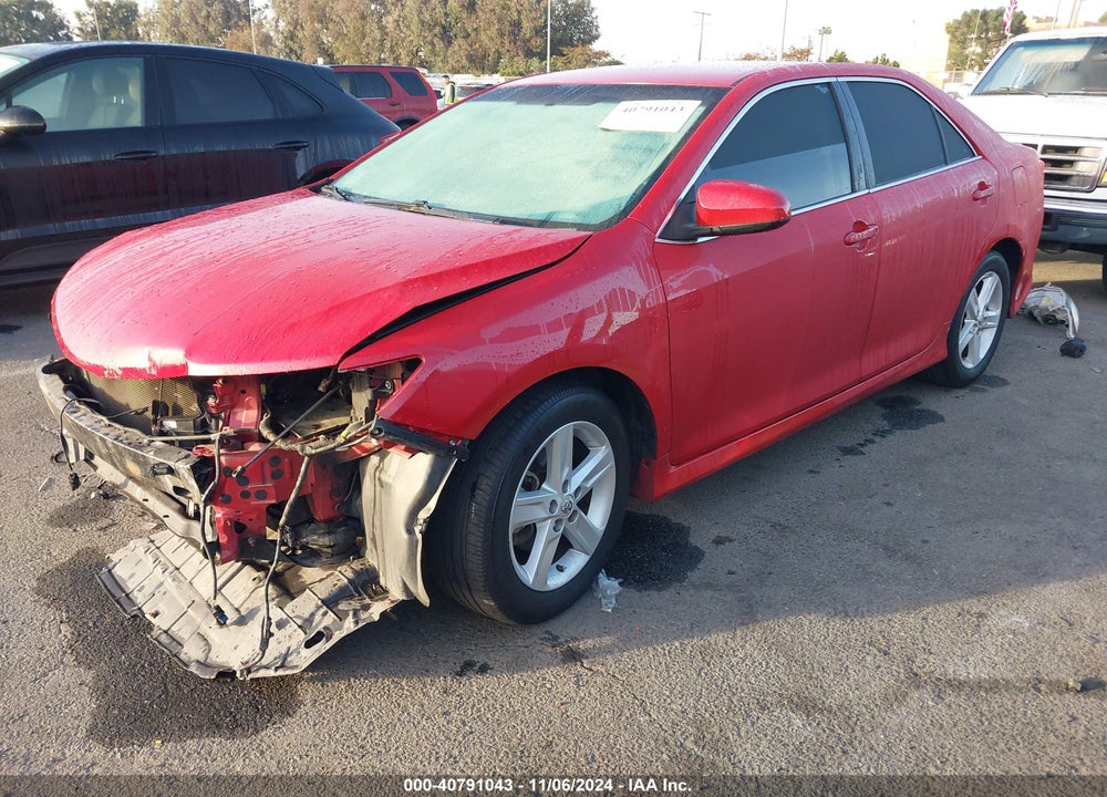 2012 TOYOTA CAMRY SE VIN: 4T1BF1FK4CU613088