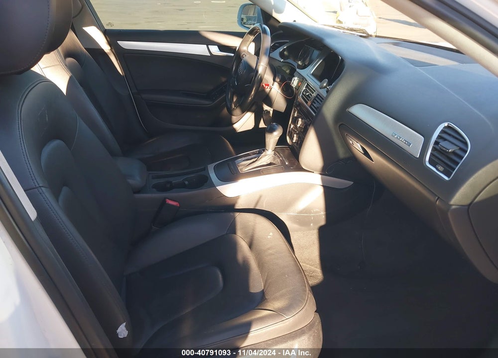 2012 AUDI A4 2.0T PREMIUM VIN: WAUBFAFL8CN009516