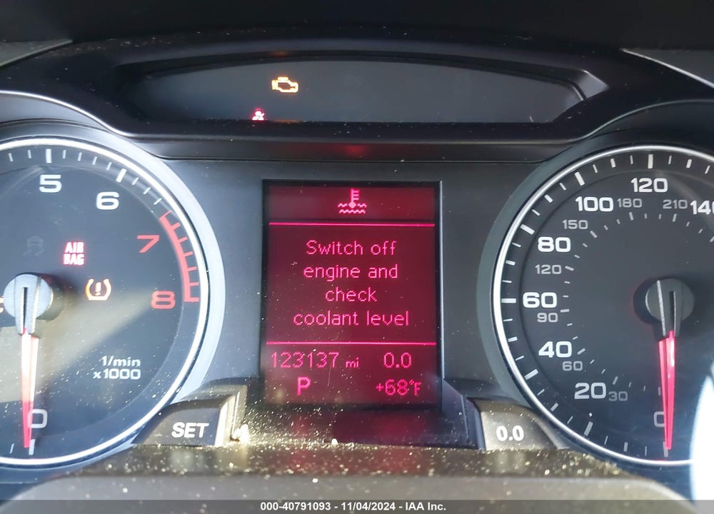 2012 AUDI A4 2.0T PREMIUM VIN: WAUBFAFL8CN009516
