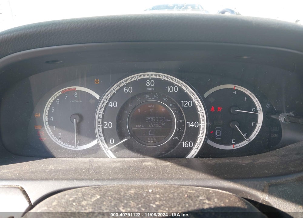 2013 HONDA ACCORD EX-L VIN: 1HGCR2F81DA121097