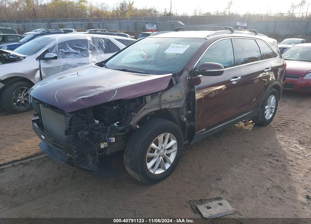 2017 KIA SORENTO 3.3L LX VIN: 5XYPGDA55HG226617