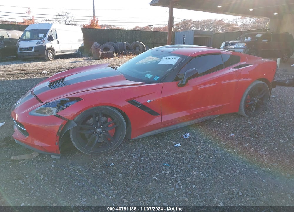 2014 CHEVROLET CORVETTE STINGRAY Z51 VIN: 1G1YJ2D70E5107068