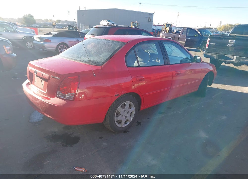 2004 HYUNDAI ELANTRA GLS/GT VIN: KMHDN46D54U798056