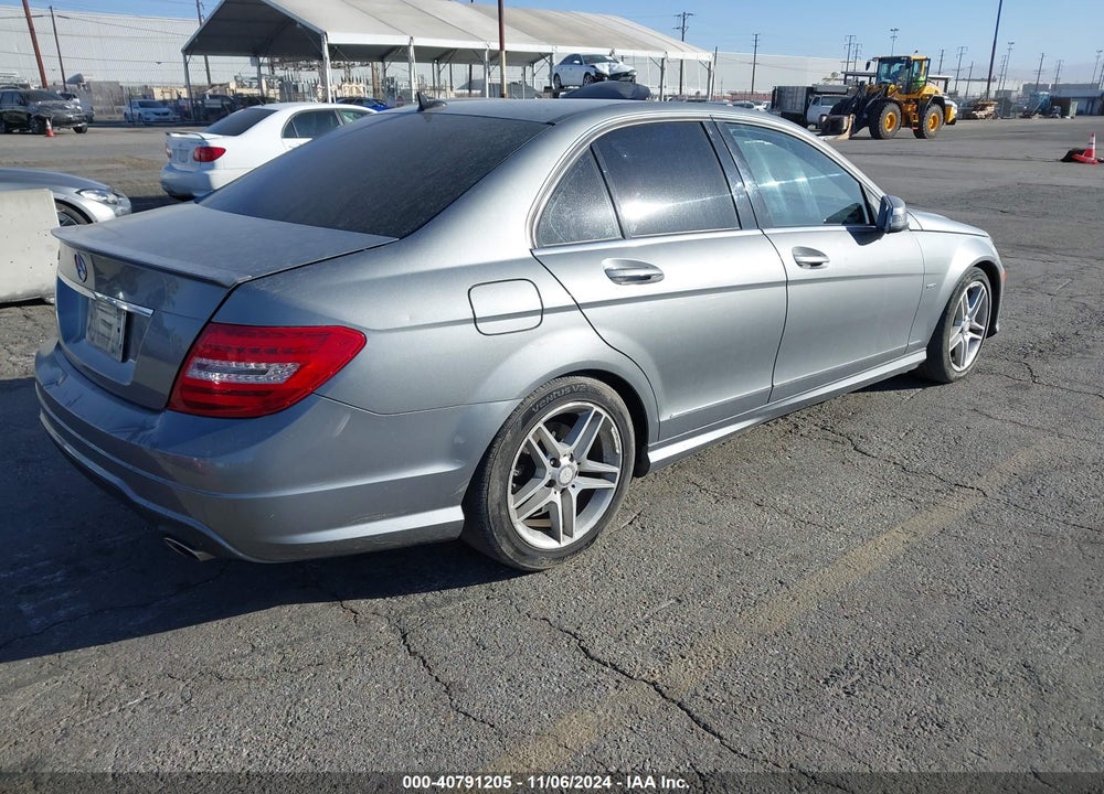2012 MERCEDES-BENZ C 350 SPORT VIN: WDDGF5HB5CR237539
