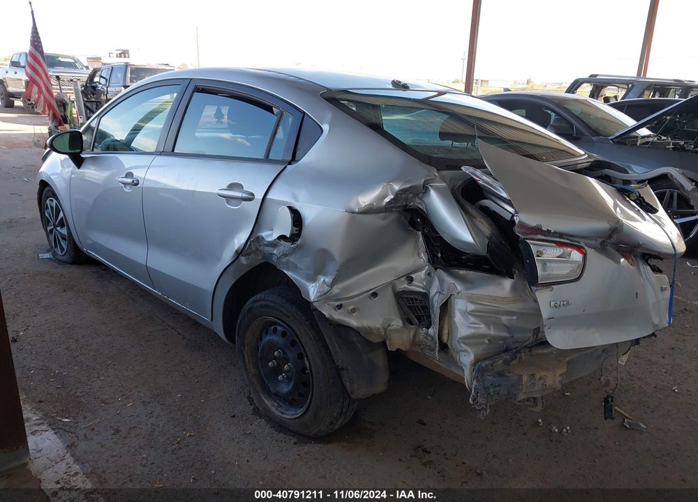 2013 KIA RIO LX VIN: KNADM4A30D6307920